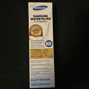 NEW Samsung DA29-00020B HAF-CIN/EXP Refrigerator Ice Water Filter Da97-08006A-1